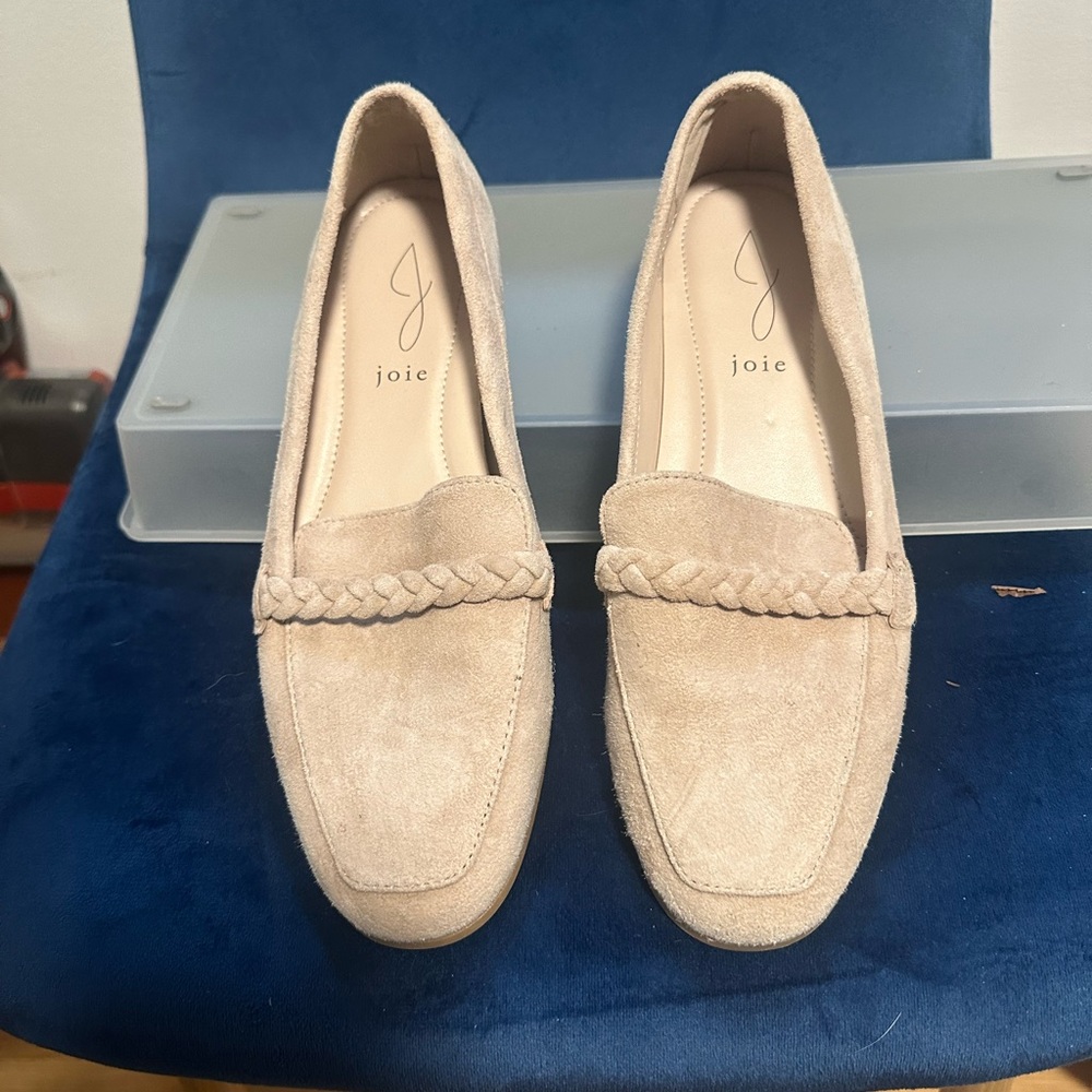Joie Women's Cream Braided Loafers